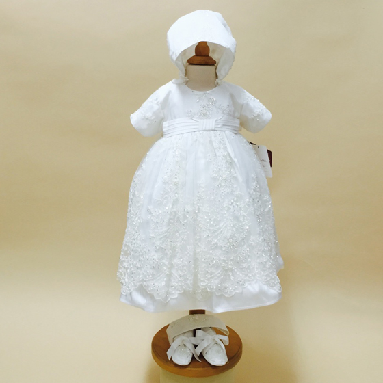 Delicate Elegance Christening Dress - 4241